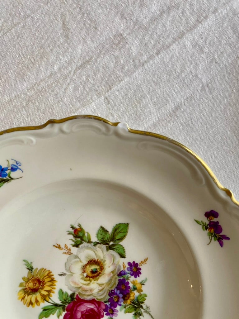 service bouquet de fleurs, porcelaine de Bavaria