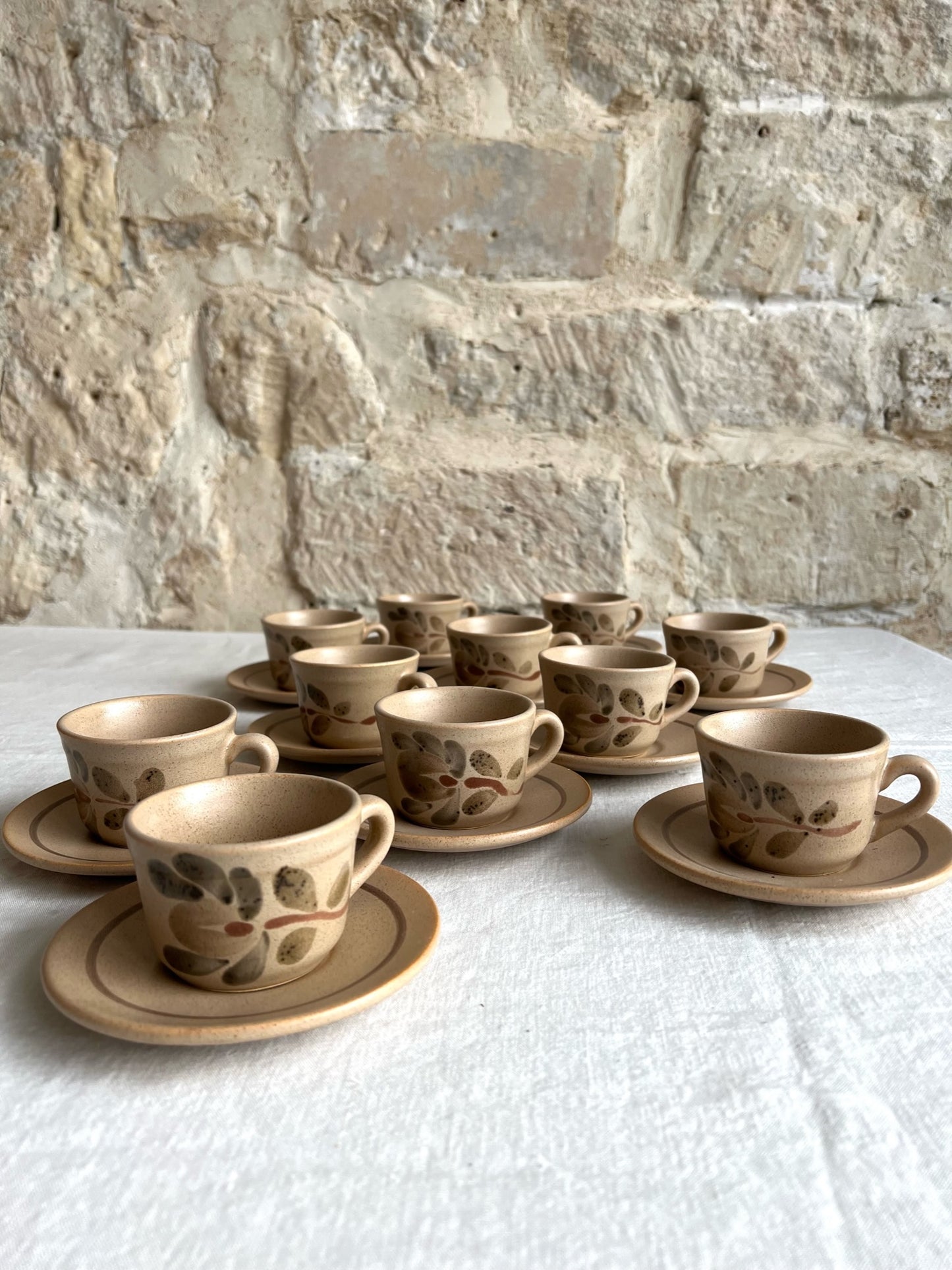 tasses à café en grès