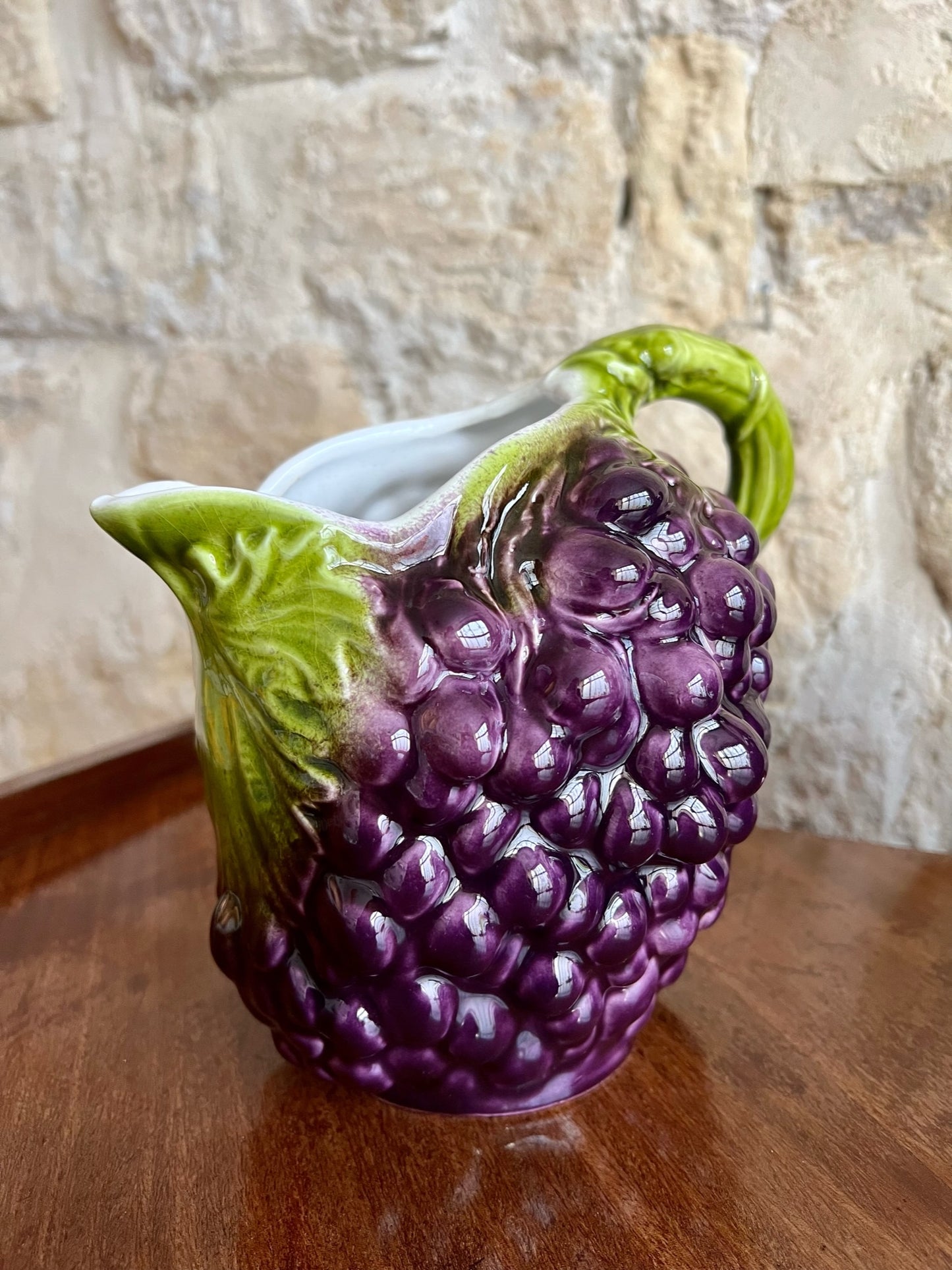 pichet barbotine mûre 2