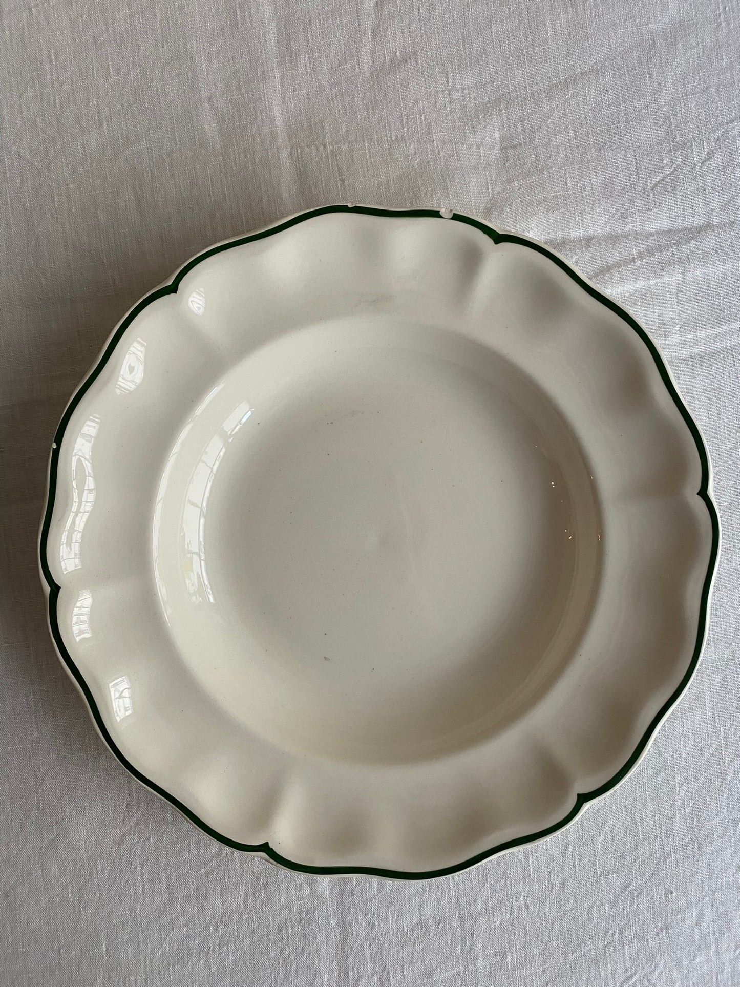 service "Pomme" Lunéville demi-porcelaine