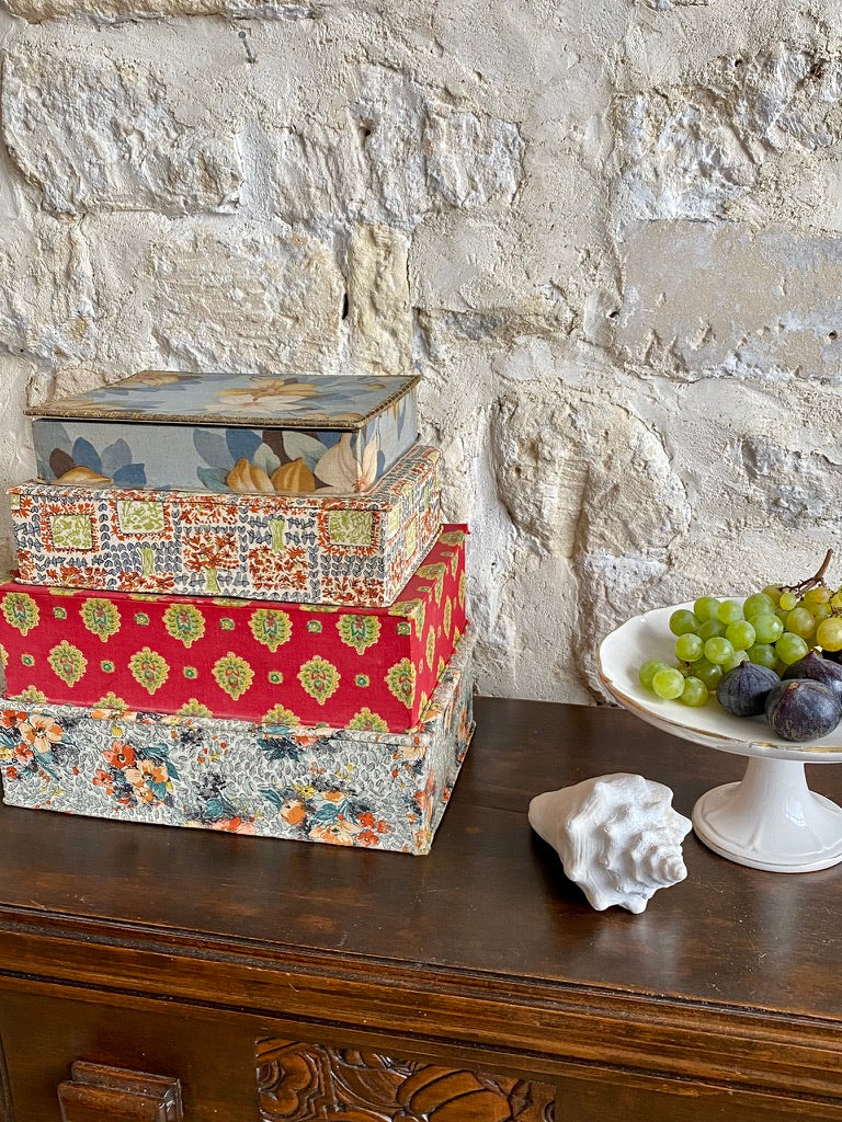boîte en tissu motifs années 30
