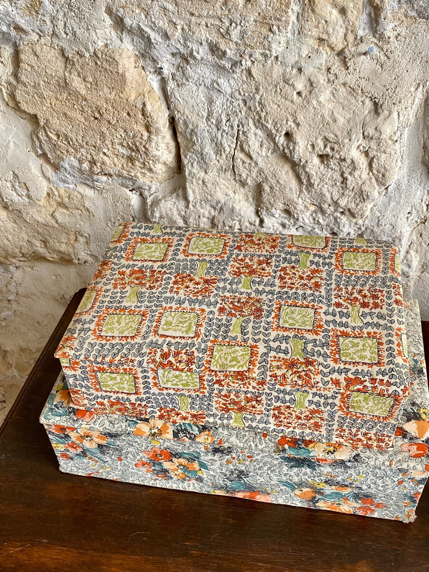 boîte en tissu motifs années 30