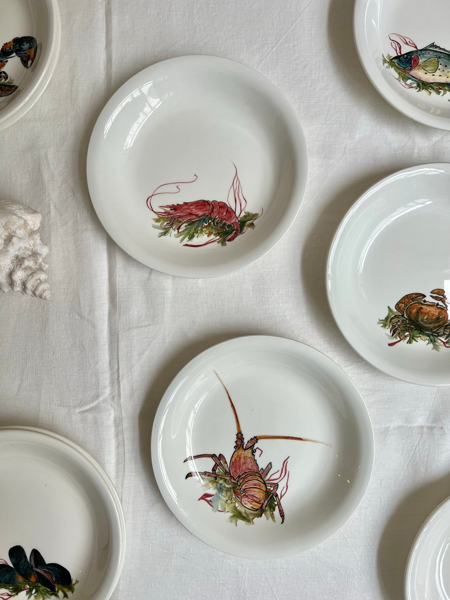 service de table - soupe de poisson