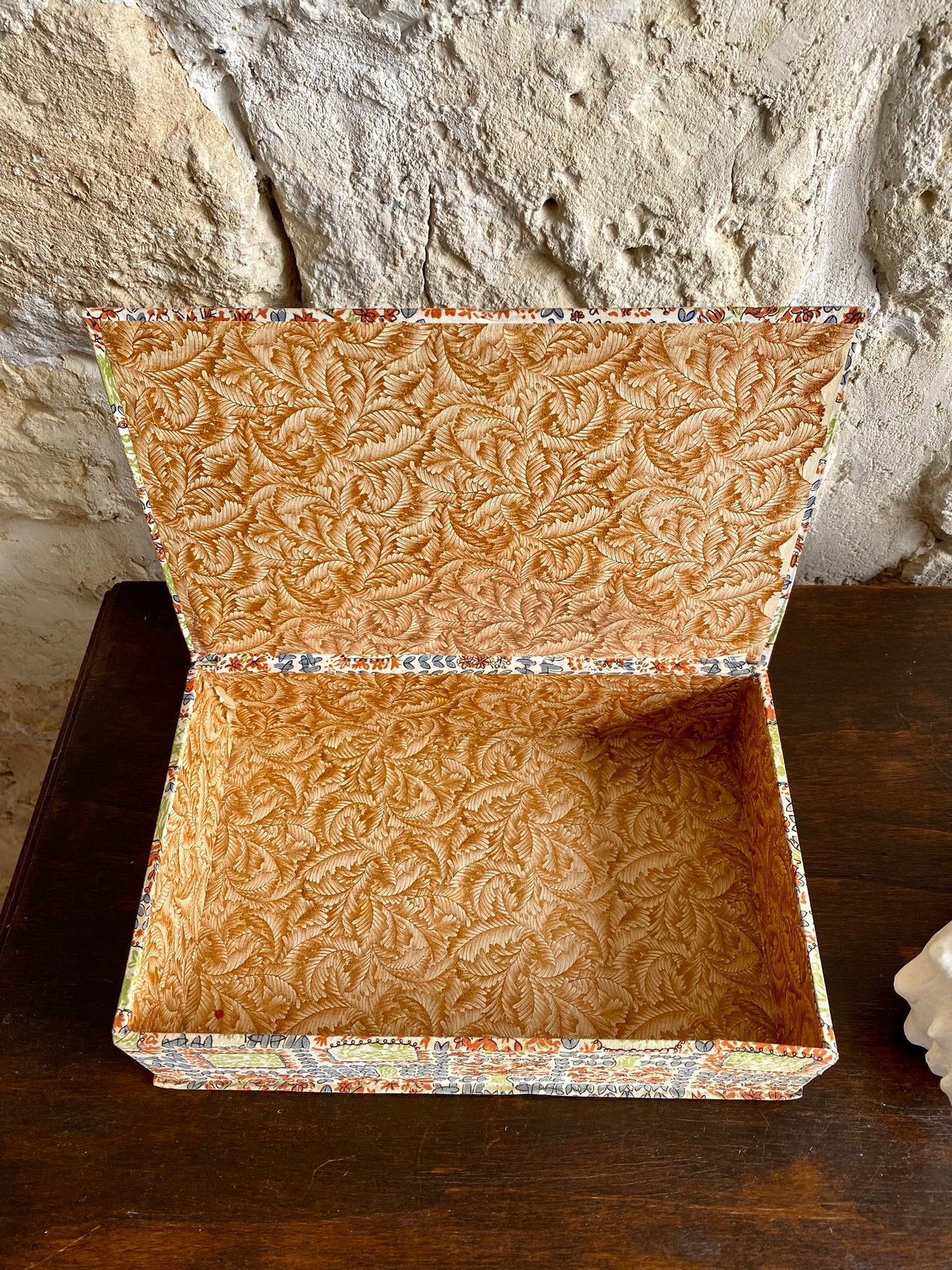 boîte en tissu motifs années 30