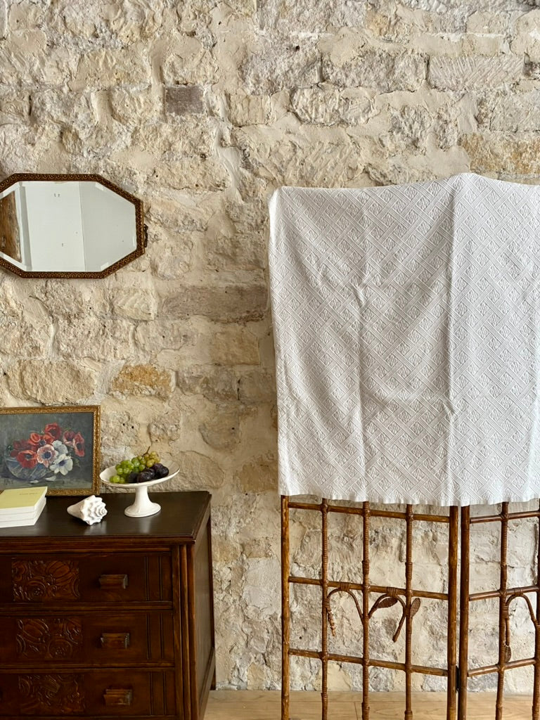 jeté de lit coton 140x115cm