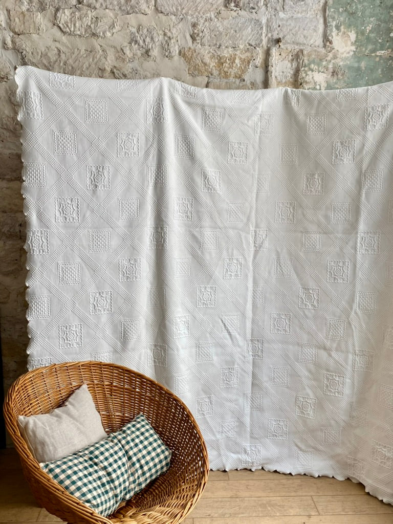 jeté de lit coton 210x230cm