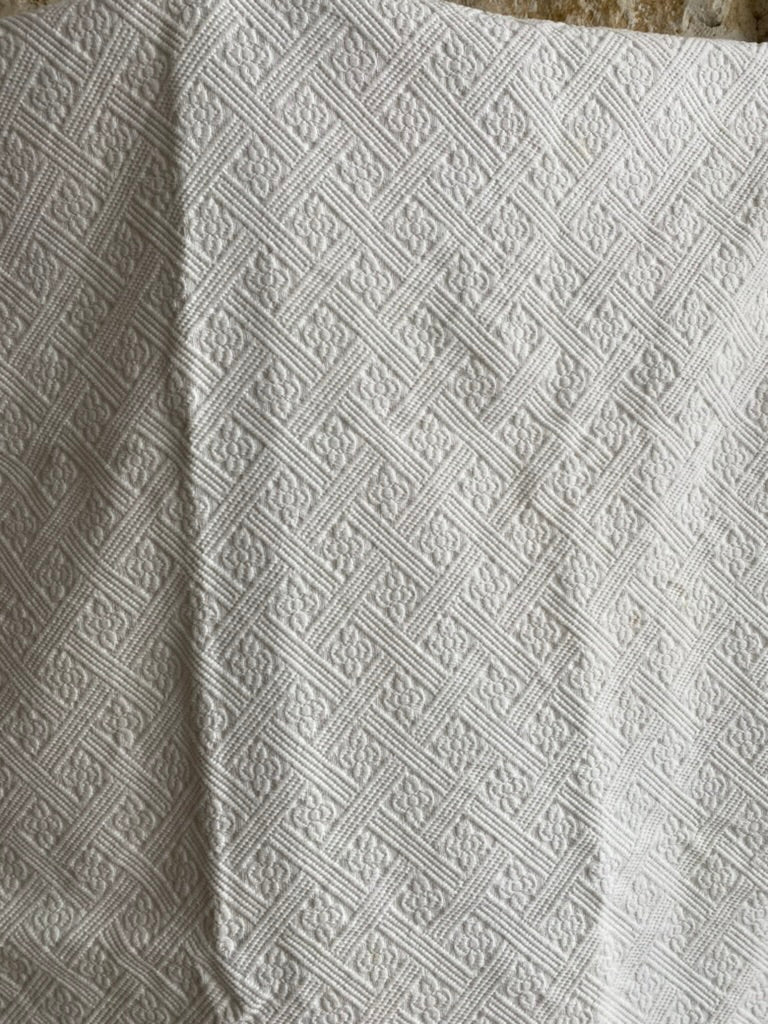 jeté de lit coton 140x115cm