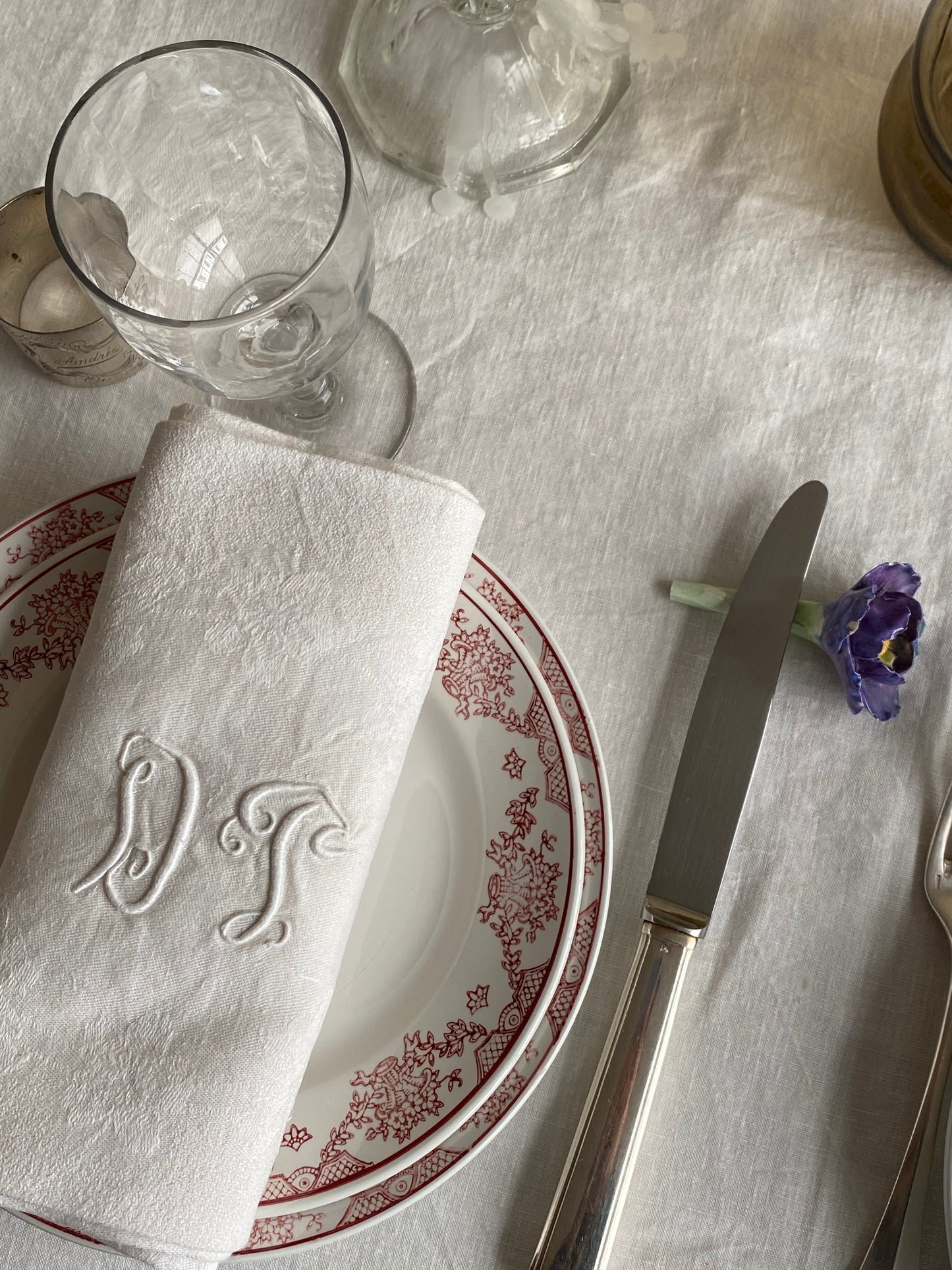 service "Pallaz" Sarreguemines (6 plates, 6 creuses, 6 petites)