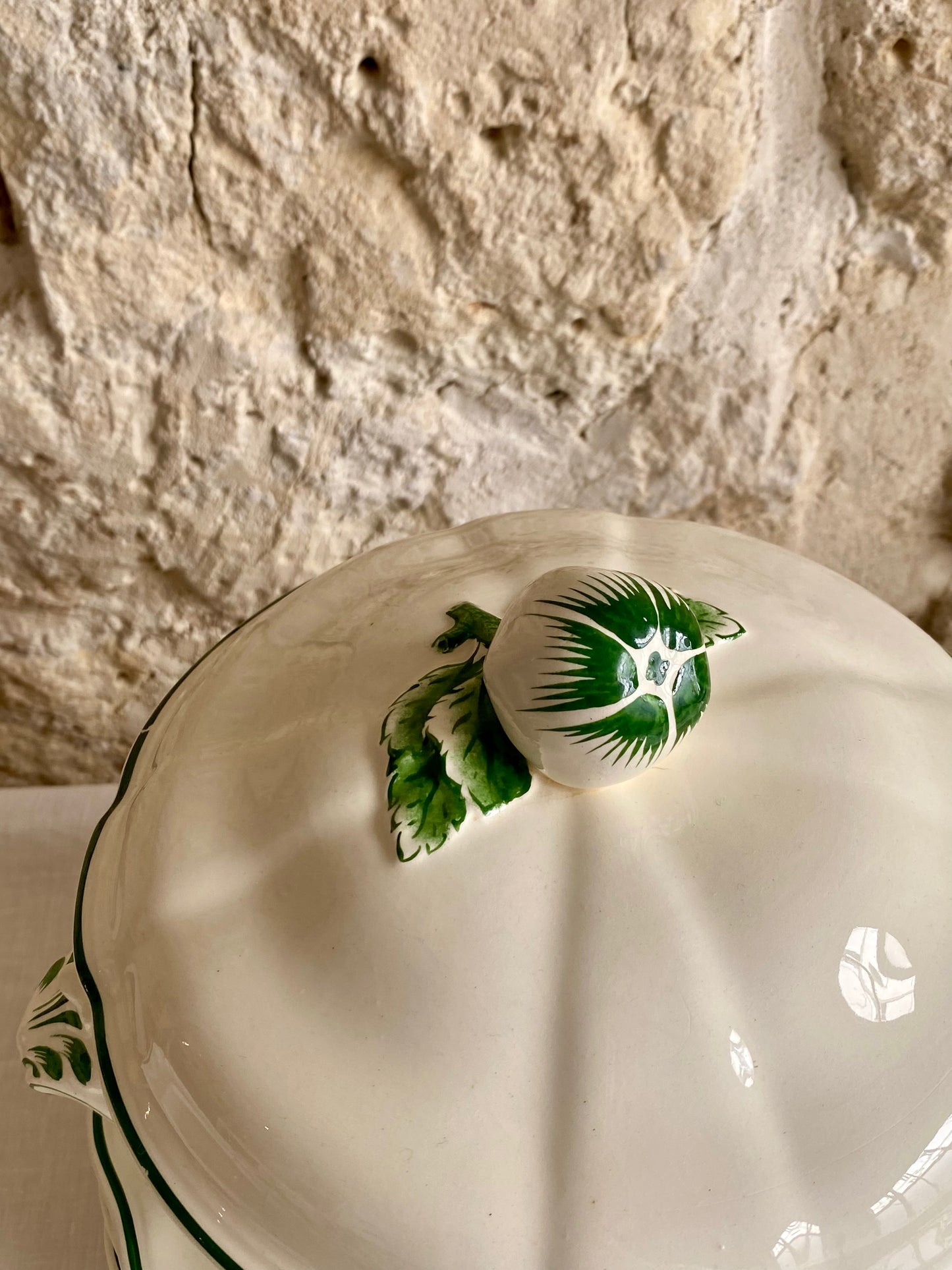 service "Pomme" Lunéville demi-porcelaine