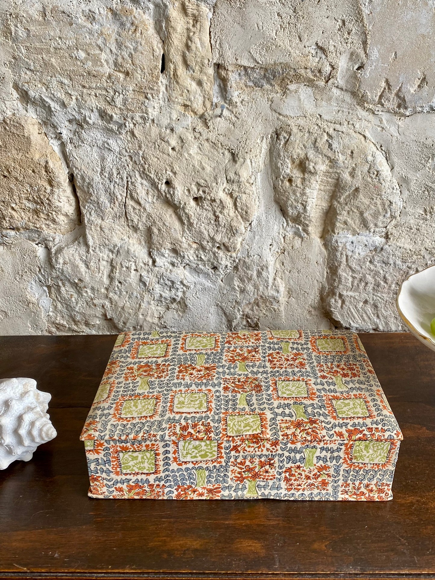boîte en tissu motifs années 30