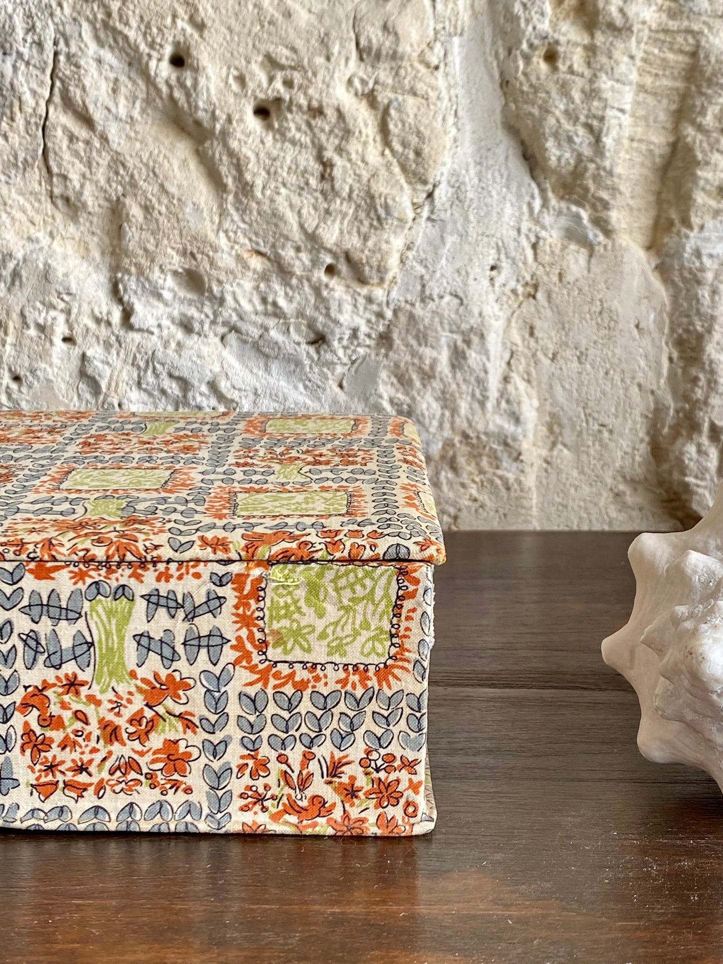 boîte en tissu motifs années 30