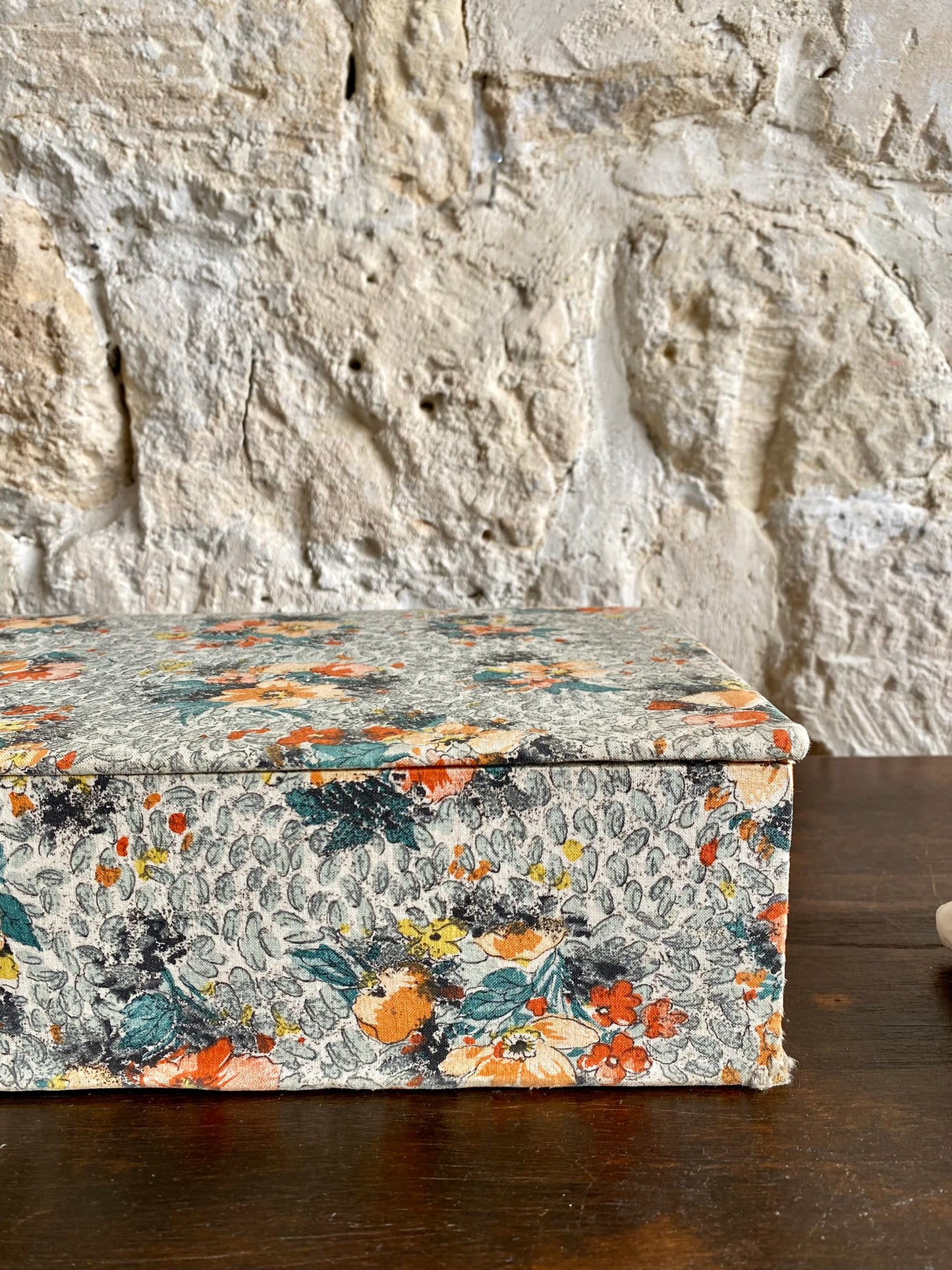 boîte en tissu des années 50