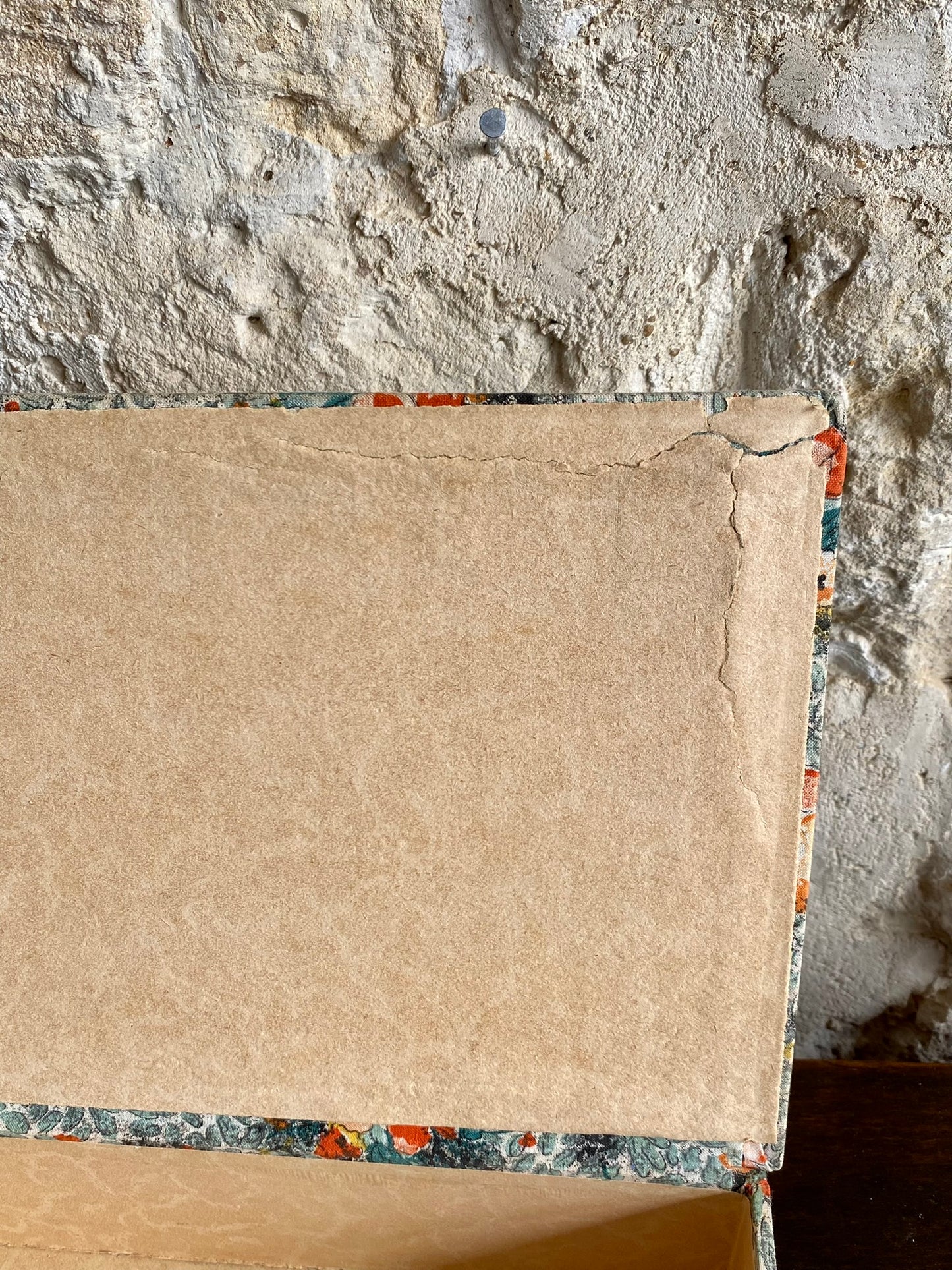 boîte en tissu des années 50