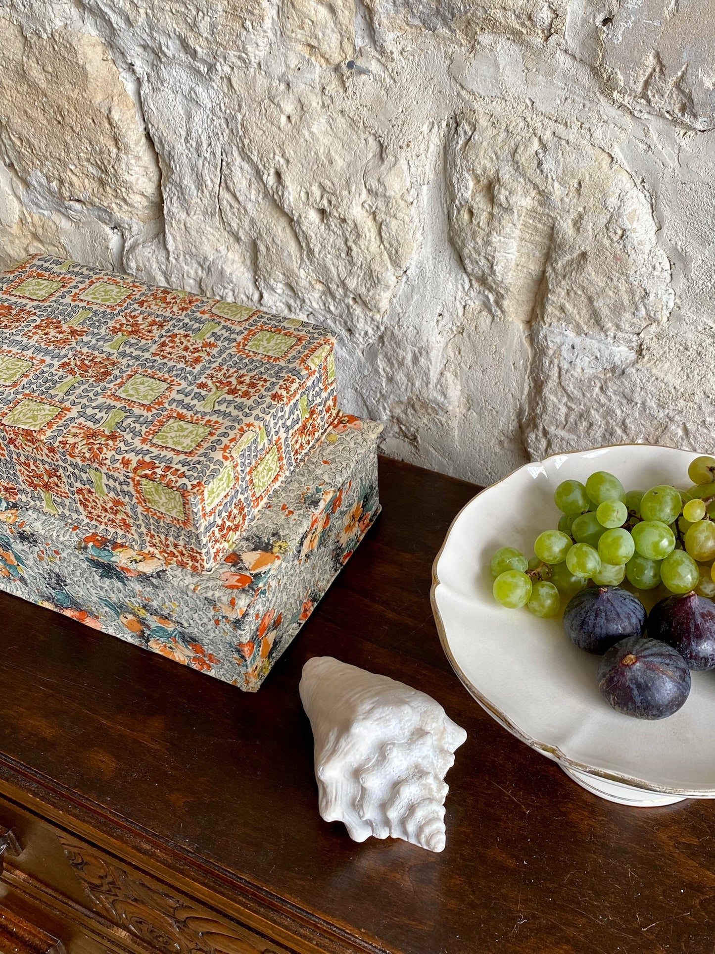 boîte en tissu des années 50
