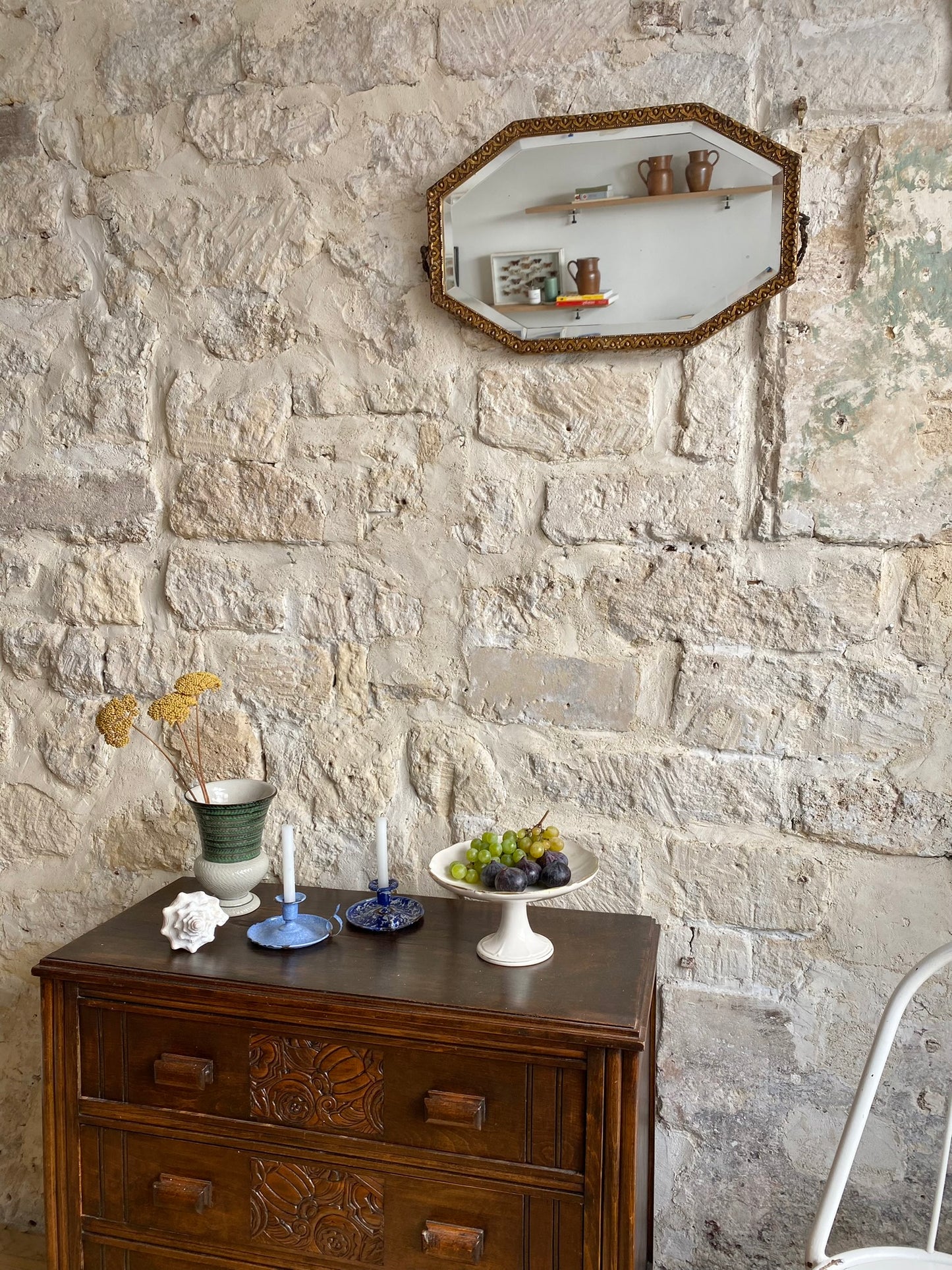 miroir octogonal