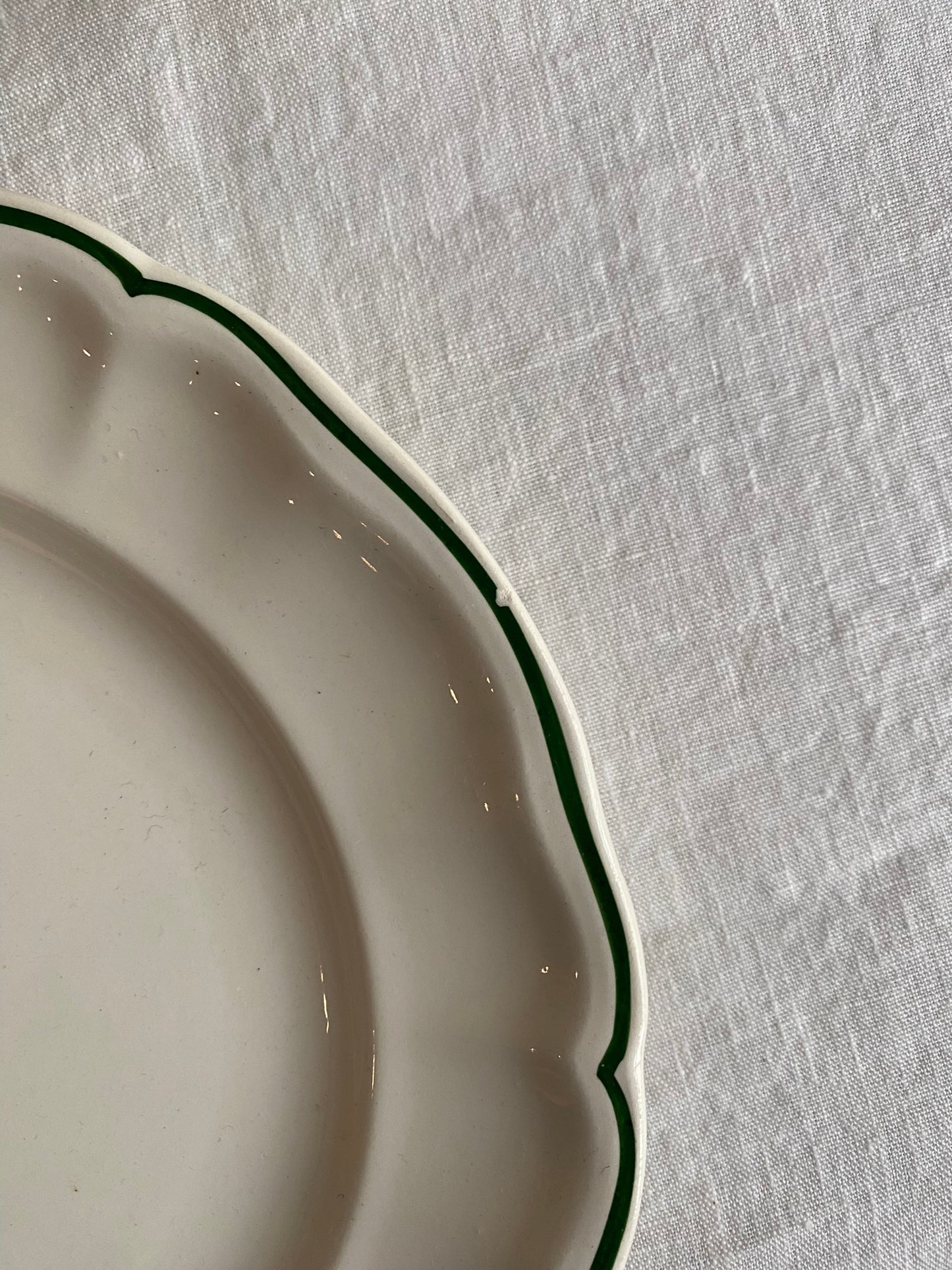 service "Pomme" Lunéville demi-porcelaine