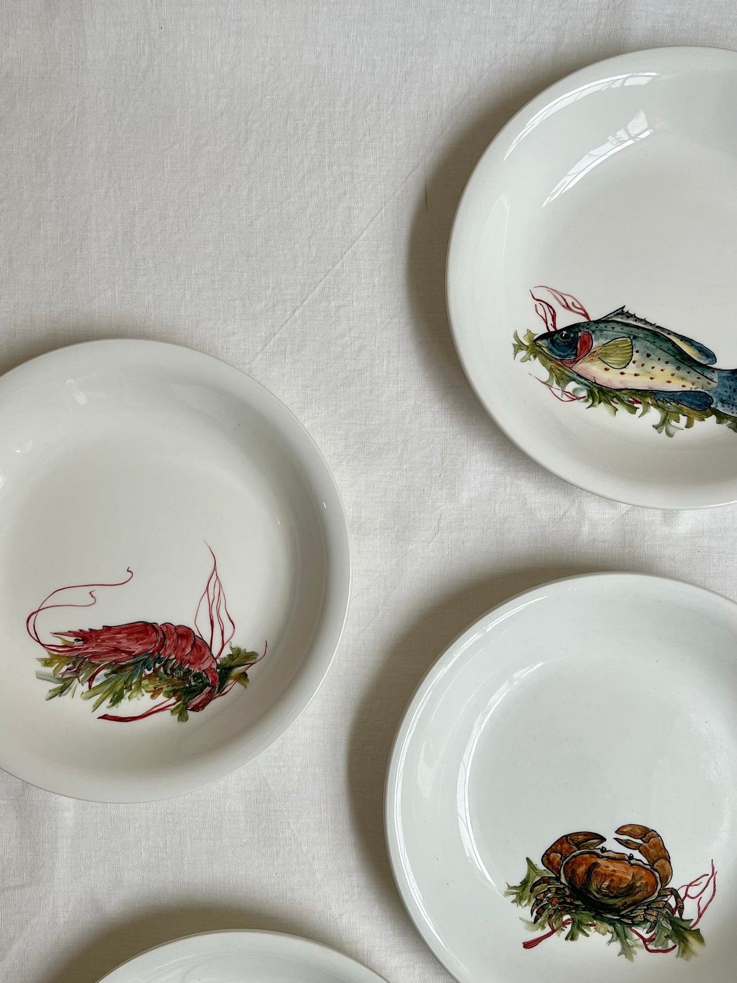 service de table - soupe de poisson