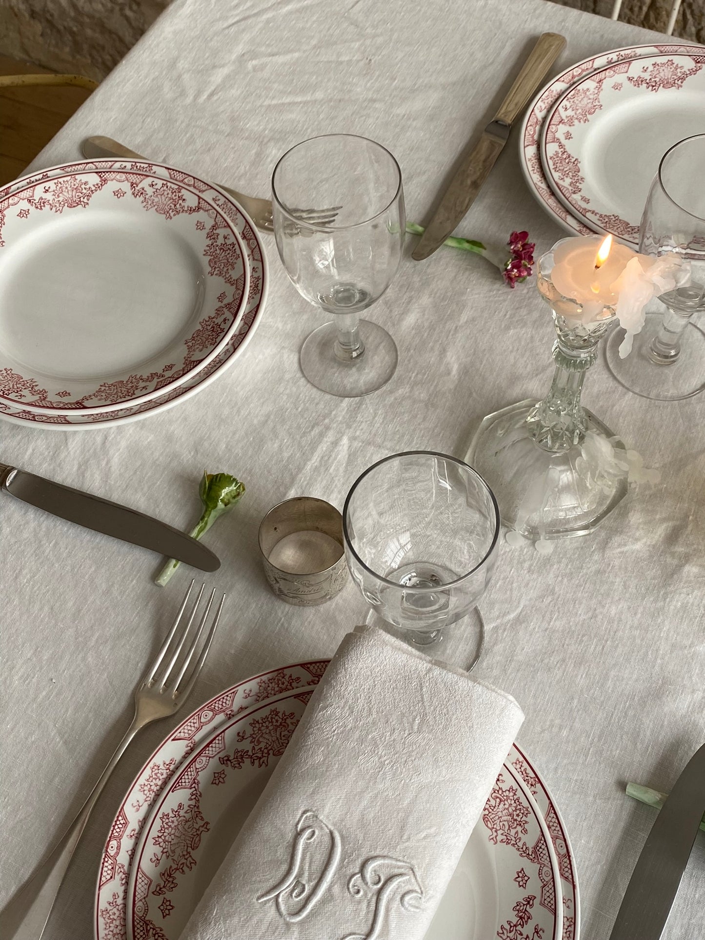 service "Pallaz" Sarreguemines (6 plates, 6 creuses, 6 petites)