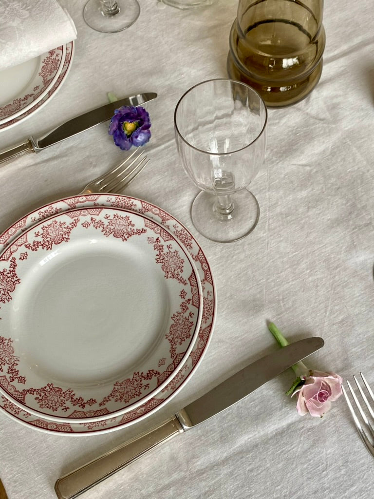 service "Pallaz" Sarreguemines (6 plates, 6 creuses, 6 petites)