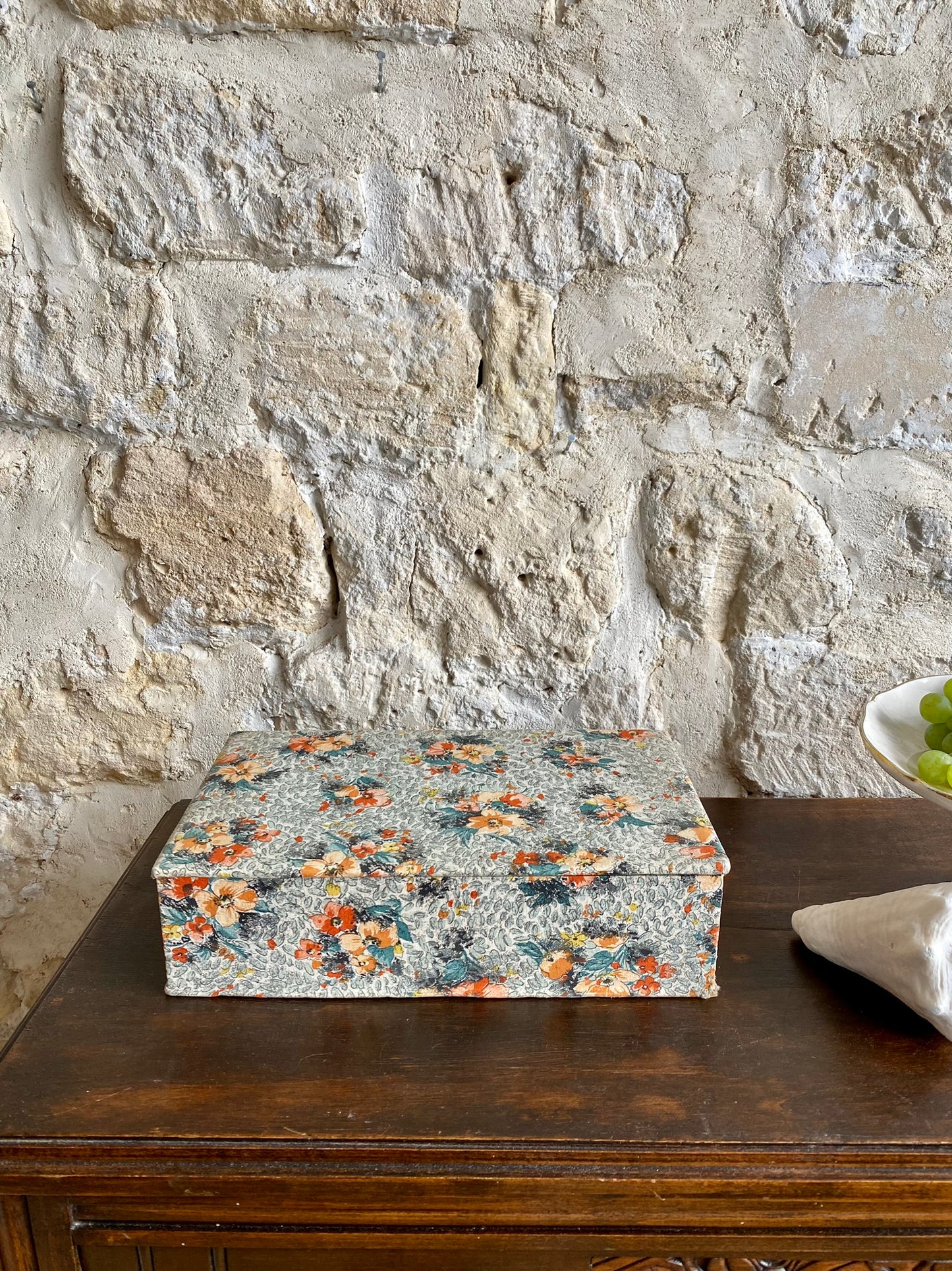 boîte en tissu des années 50