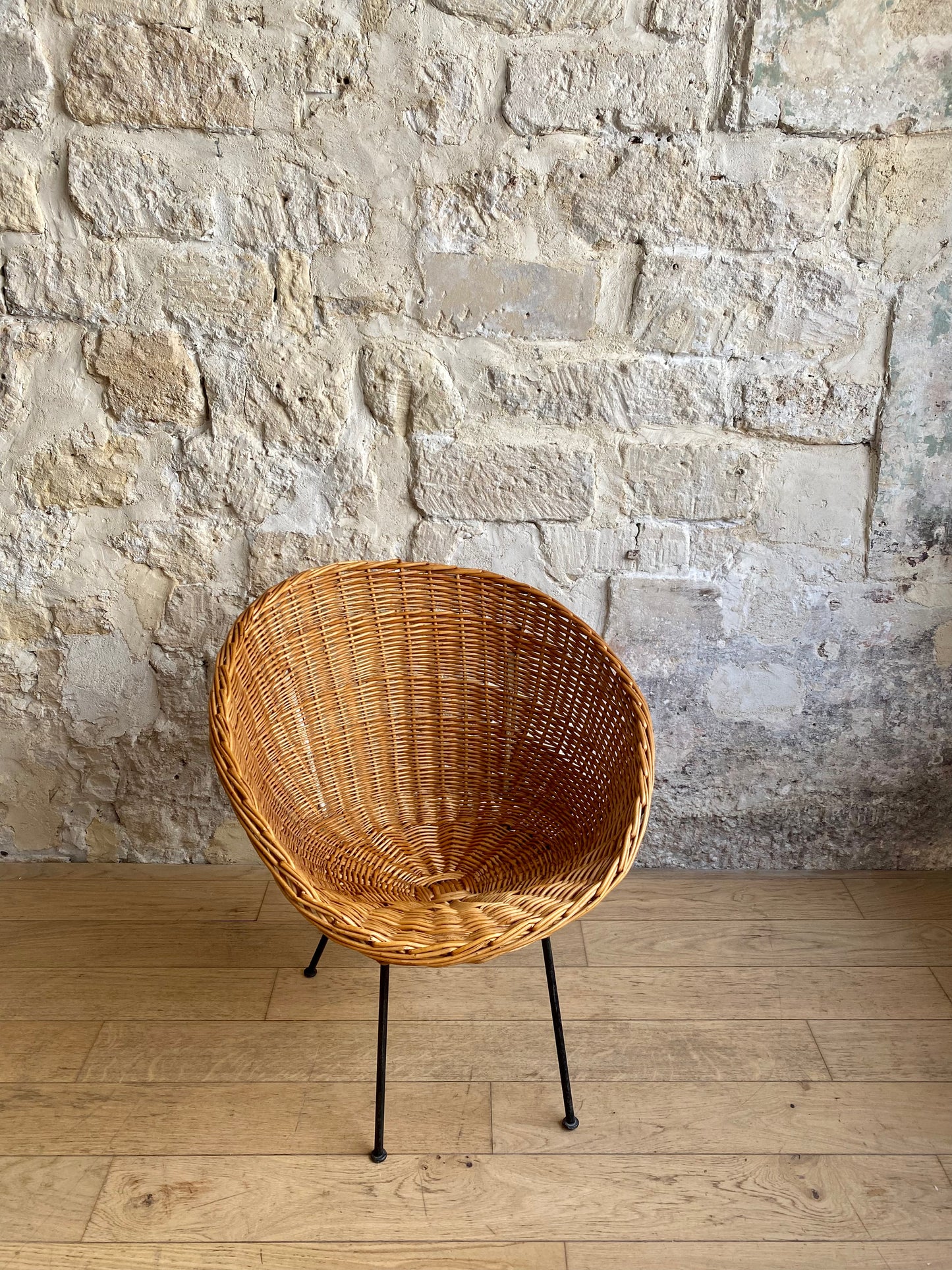 fauteuil en osier