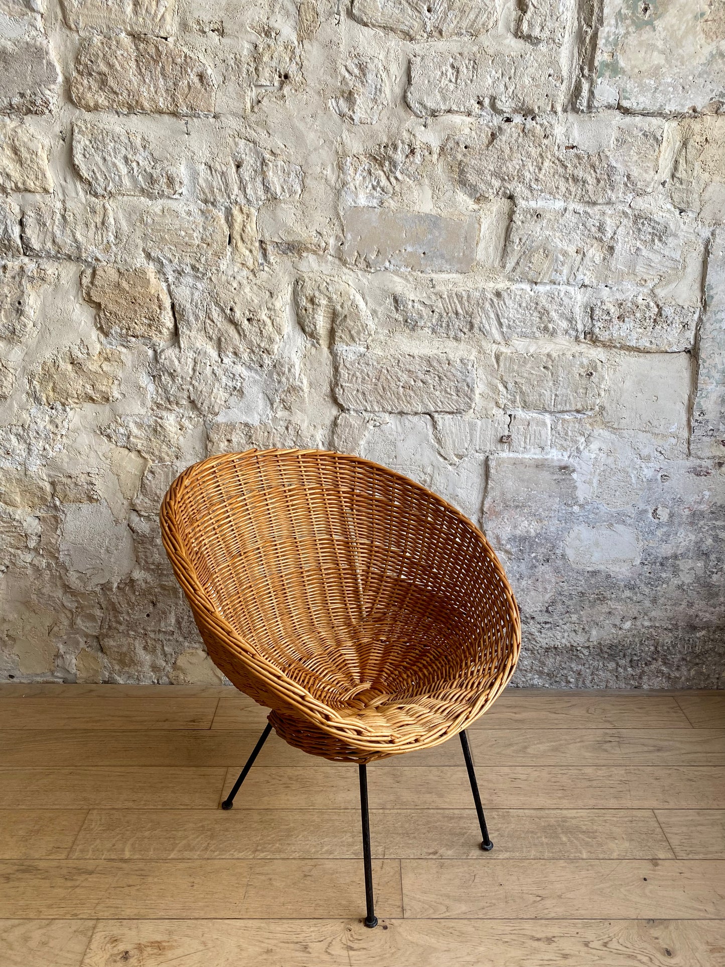 fauteuil en osier