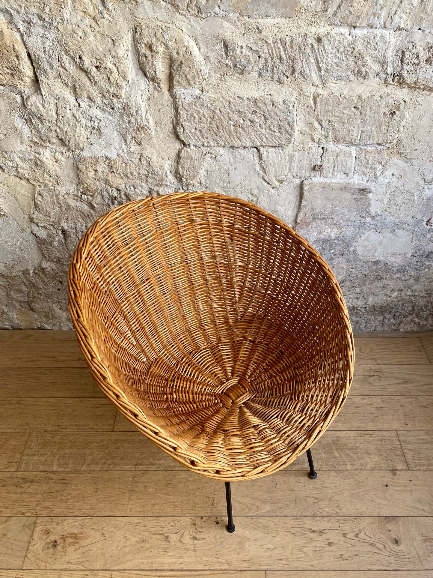 fauteuil en osier
