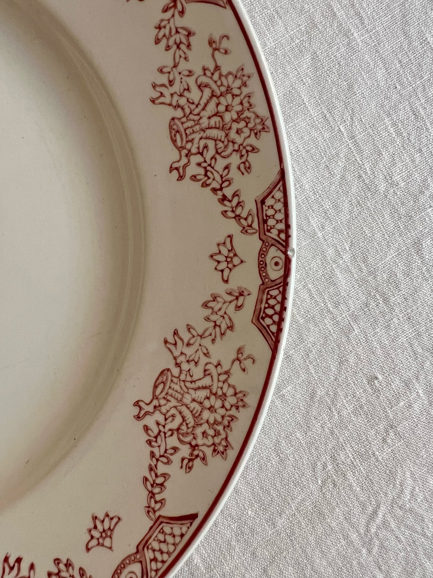 service "Pallaz" Sarreguemines (6 plates, 6 creuses)