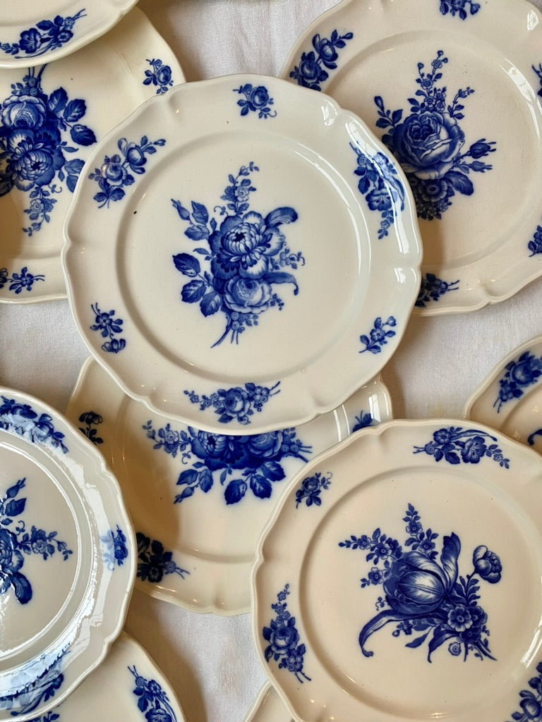 service bleu Villeroy & Boch (14 plates)
