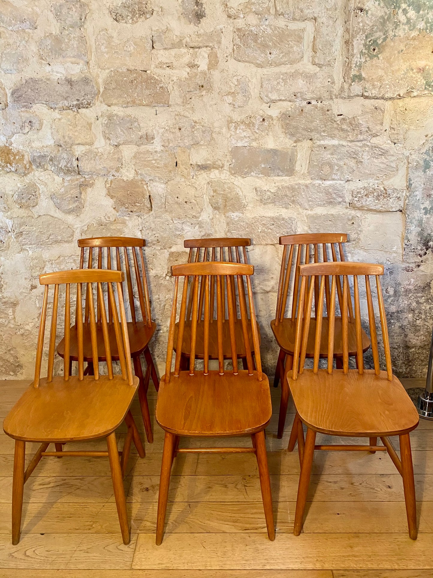 chaises scandinaves vintage des années 60