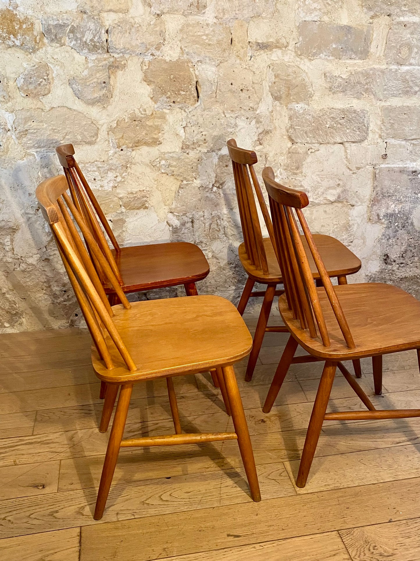 chaises scandinaves vintage des années 60