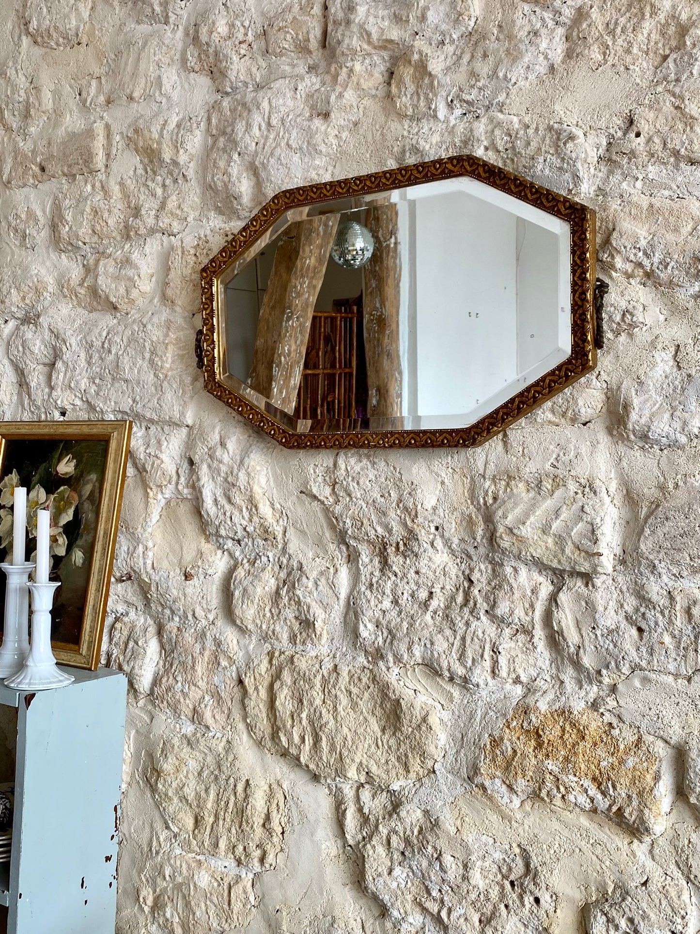 miroir octogonal