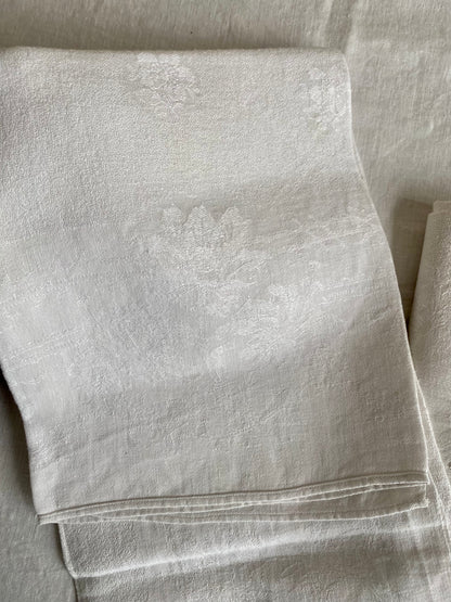 serviettes en coton ancien